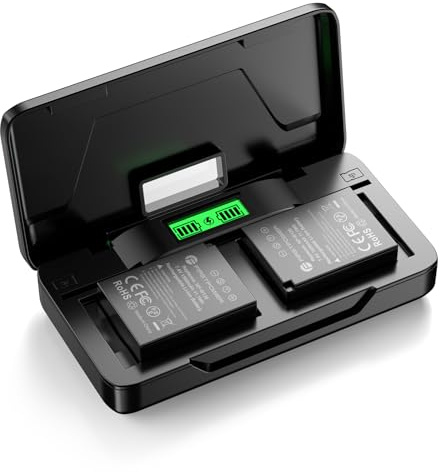 FirstPower NP-W126S Batteries with 20W Fast Charger for Fujifilm Cameras | Compatible with Fujifilm X100VI X-T30 X100V X100F X-T30III X-T30II X-S10 X-M5 X-E5 X-T3 X-T10 X-T20 X-E4 X-A5 X-A7 and More