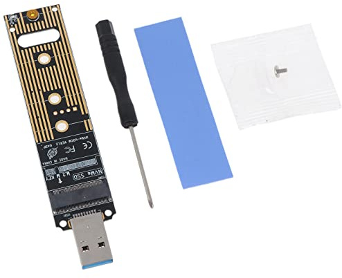 Kalttoy Adaptador M.2 NVME SSD a USB 3.1 de alto rendimiento de 10 Gbps USB3.1 Gen 2 Bridge