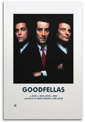 PPOXXFFE Goodfellas Filmposter, dekoratives Gemälde, Leinwand, Wandposter und Kunstdruck, moderne Familienschlafzimmer-Dekoration, Poster, 20 x 30 cm