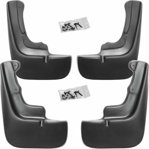 RYUNMP 4 Pezzi paraspruzzi paraspruzzi per Fiat Ducato III | Paraspruzzi in Gomma Anteriori e Posteriori per Auto dal 2006