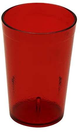 GET 32 oz Red Plastic Tumbler (Set of 4)
