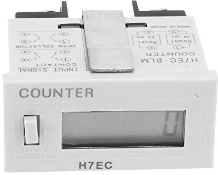H7EC-BLM Contatore elettrico digitale totalizzatore Display LCD a 6 cifre Alimentazione interna 48 * 24Panel