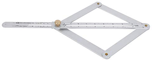 Rilevatore Angolare Angolo, Goniometro in Lega di Alluminio Angolo Misurazione Righello Strumento di Misura Multi Reliquie Soffitto Strumento Portatile