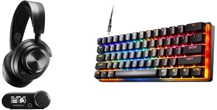 SteelSeries Arctis Nova Pro Wireless Xbox - Multi-System Gaming-Headset – Xbox & Apex Pro Mini HyperMagnetic Gaming-Tastatur – Die weltweit schnellste Tastatur – Anpassbares Ansprechverhalten