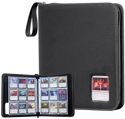 ProCase Card Binder, Album Cards 900 Pockets for Magic, TCG, Yu Gi Oh, MTG - Black