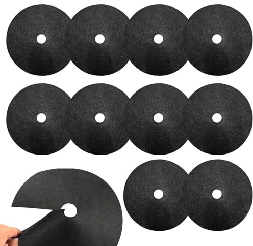 Trädmullring Återanvändbara, 10 Stycken Non-Woven Fiberduk