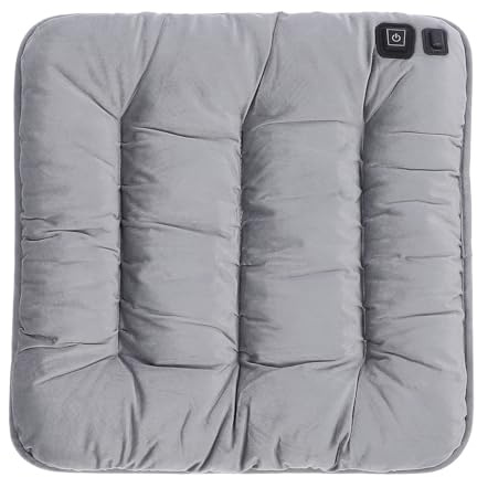 Zerodis Graphene Heated Cushion, Fast Heating USB Portable Heated Cushion with 3 Level Adjustable Temperature for Outdoor Activities, Sofas, Seats, Office and Travel