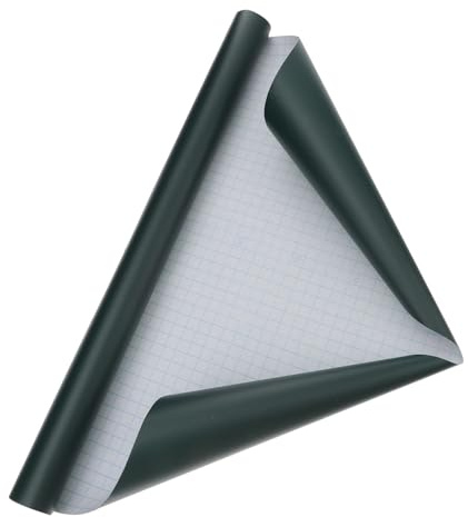 FUNNETOYU Selbstklebende Kreidetafel Folie aus PVC und PP Ablösbar und Wiederverwendbar Individuelle Zuschnitte für Schule Büro und Restaurant Menüs Grün