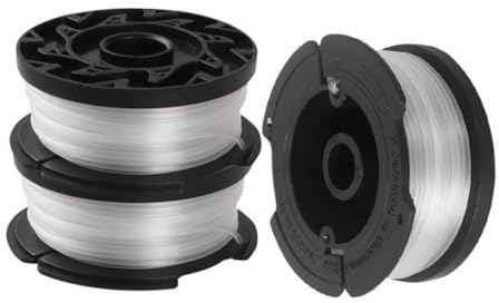 SUPVOX 3 Pezzi Rocchetti Filo Nylon Tagliabordi Compatibili - Ricambio Testa Rifilatrice Filo da Taglio Resistente e Flessibile per Decespugliatori Modelli Vari
