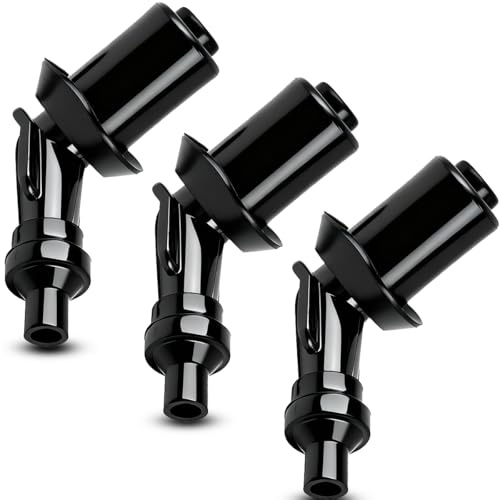BOLOJAU WH125 Zündkerzenstecker-Ersatzteile für Motorräder, Roller, Dirtbikes, ATVs, Go-Karts und Kleinmotoren für Yamaha Jog GY6-125, WH125, WH100, ZY125 Wasserdicht, ohne Widerstand, schwarz