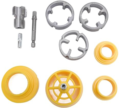 Baxnore Kit filettatrice per tubi PPR Set di strumenti idraulici durevoli in acciaio legato per professionisti compatibili con trapano elettrico