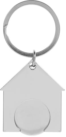POPETPOP Shopping Trolley Token Keychain Metal Pendant Grocery Cart Token Key Ring for Supermarket Trolley Accessory Convenient Portable Design