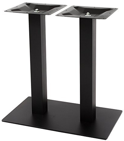 Veggimoebel Doppel-Tischgestell aus Stahl – 72 cm Höhe – pulverbeschichtet – stabile Metallkonstruktion für Tischplatten bis 160x80 cm – Esstisch, Gastronomie, Büro