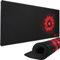KLIM Tapis de Souris Extra Large - Surface Étendue (XL) - Très Grand Tapis de Souris pour Gamer - Base en Caoutchouc Antidérapant - Surface Texturée Haute Précision - 900 x 400 x 4 mm - Rouge