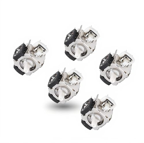 125 5-Pack Joystick Replacement, 3D Analog Joysticks, Thumbstick Sensor Rocker Axis Module Replacement Part for Xbox 360 Controller, Plug and Play