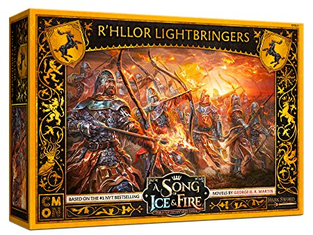CMON A Song of Ice and Fire Tabletop Miniatures Game – R'hllor Lightbringers Expansion Set, Strategy Game for Teens and Adults, Ages 14+, 2+ Players, Average Playtime 45-60 Minutes, Made by