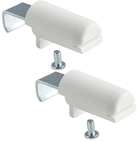 Ventanara® Klemmträger für Doppelrollo ohne Bohren weiß (2 Stück)