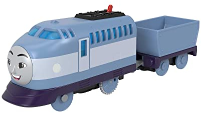 Thomas & Friends Motorized Toy Train Kenji Battery-Powered Engine with Tender for Preschool Pretend Play Age 3+, HHN40