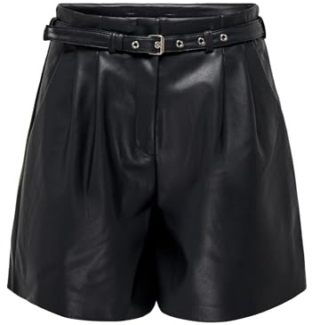 ONLY Mujer Short 15275421, Negro, L