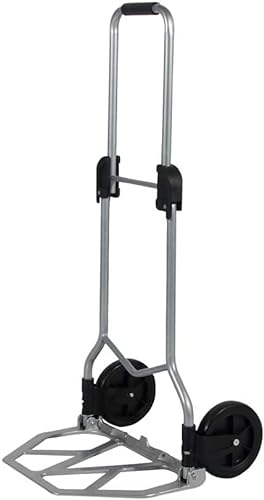 soges Rollwagen Plattfformwagen Transportwagen Transporthilfe Paketwagen für Baumaterialien und Lebenschmitteln,Faltbar,Max.Tragsfähigkeit bis zu 150KG,48 x 48 x 102cm