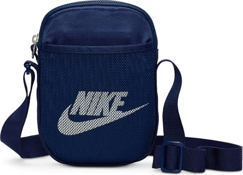 Nike Heritage Crossbody-Tasche (Klein, 1 L), Blue Void/Blue Void/Summit White, BA5871-492, MISC
