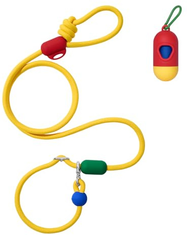 VETRESKA Laisse pour Chien Mains Libres, Laisse en Corde réglable de 2,4 m pour Chiens de Taille Moyenne à Grande, laisses à Glisser à la Taille ou en bandoulière pour Les promenades (Chroma)