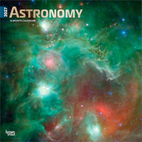 Astronomy 2027 Square Flap FOIL: Original BrownTrout-Kalender [Mehrsprachig] [Kalender]