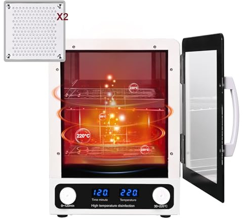 Stérilisateur à haute température avec minuterie - Nettoyeur d'outils en métal et sèche-serviettes SPA avec fonction de stérilisation par chauffage - Appareils de stérilisation pour cabinets dentaires