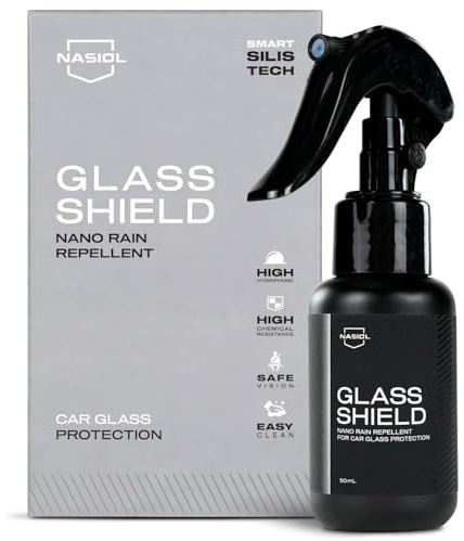 Nasiol Glasshield Nano Rain Repellent Spray for Car Windshields 50 ML