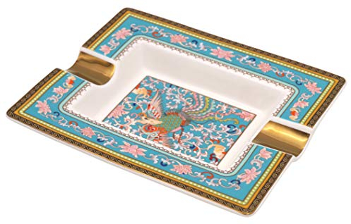 GERMANUS Zigarrenascher aus echtem Porzellan - Fisch