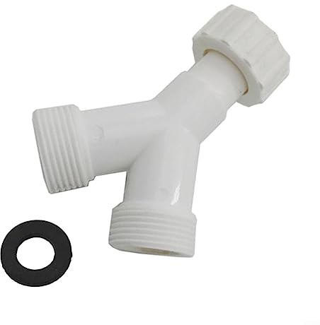 2PCS Dishwasher Washing Machine Y Tee Connector Adapter,Appliance Inlet Hose Double Inlet Junction Split