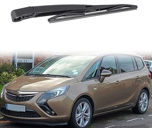Heckwischerarm Heckscheibenwischer für Opel Zafira Tourer C 2011-2020, Hinterer Scheibenwischerarm und Blatt Set Gummi Reinigungsfenster Ersatzteile