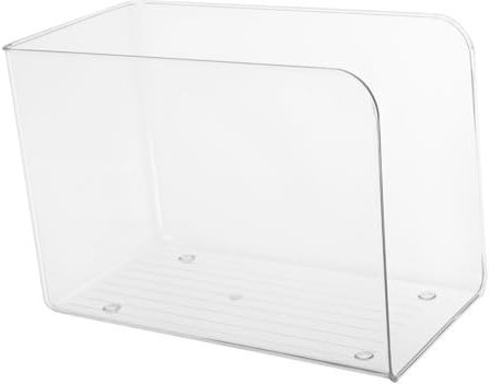 SHOWERORO Buchstütze Aus Acryl Transparent Für Regale Filigraner Aufsteller Dekorativ Durchsichtig Robust Leicht Zu Organisieren