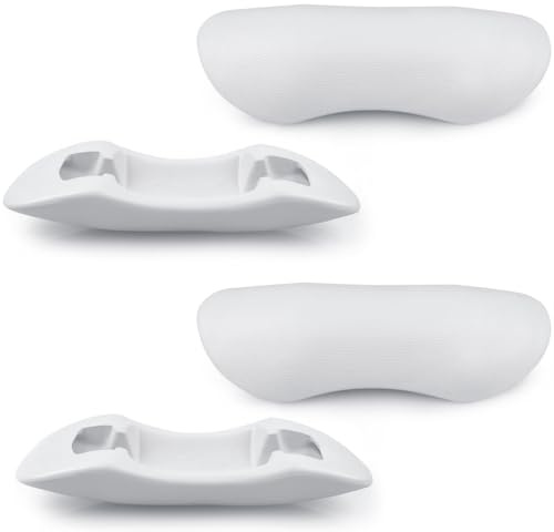 77444 1285201 Hot Tub Spa Head Rest Pillow Fits Hot Spring Watkins Hot Spot | 4 Pack Replacement Neck Pillow For 2015-2019 Spas. Compatible With Relay, Rhythm, SX, Tempo, TX Hot Tub Models