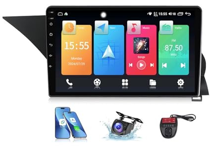 Android 13 Autoradio for B-enz GLK-Class X204 (2008-2015) - 9 GPS Navigation, DSP Bluetooth, CarPlay, Android Auto, FM RDS DAB+ Radio, DVR Camera Support