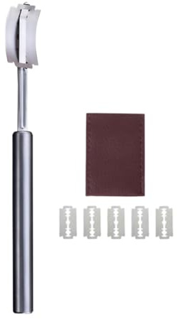 DIYEAH Cuchillo de Pan de Acero Inoxidable Cortador Pan y Tartas con Cuchillas Herramientas para Cortar Fideos Cuchillo de Masa para Uso Cocina
