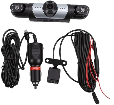 Greensen Telecamera Per Auto 4 In 1, Dash Cam 1080P Con Visione Notturna, Registrazione Ciclica, Sensore Di Movimento, Wifi, App E Supporto Per Parcheggio Sorveglianza Veicolare