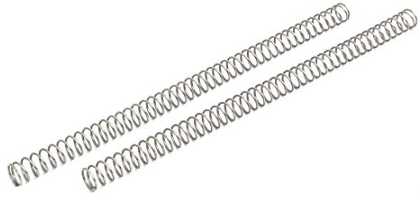 sourcing map 1.5mmx16mmx305mm 304 Edelstahl Druckfedern Silber de