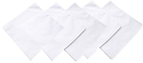 SOIMISS Weiße Baumwolltaschentücher 5Pcs Taschentuch reiner DIY Noserag Graffiti Taschentuch DIY Zubehör Tex