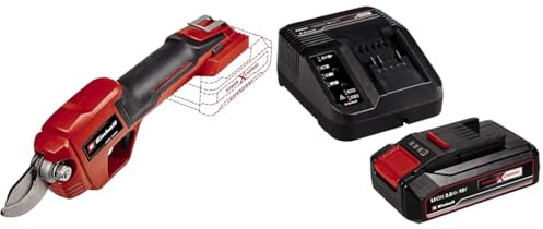Einhell Original Cortarramas con batería GE-LS 18 Li-Solo Power X-Change + PXC-Kit Inicio PXC 18V 2,5 Ah (batería y Cargador)