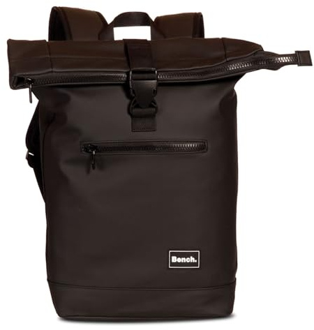 Bench Hydro Roll Top Rucksack Kurierrucksack Daypack Backpack 64175, Farbe:Schwarz