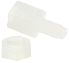 PATIKIL M3 40Pack Standoff Schrauben Nylon Sechskant PCB Abstandshalter Muttern für Hauptplatine Computergehäuse Leiterplatten Elektronik 5mm+6mm Weiß