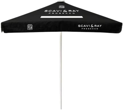 Scavi & Ray Gastro-Sonnenschirm 3x3m schwarz inkl. Ständer