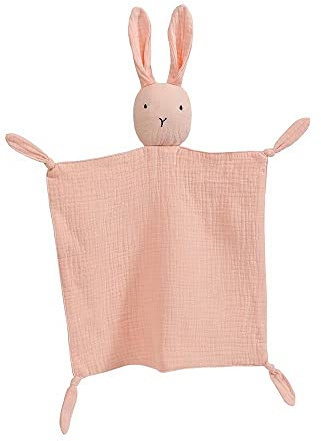GERUI Schmusetuch,Kuscheltuch mit Hase-Köpfchen