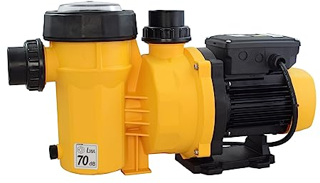 ESPA LEADER Bomba de Piscina SIROCCO 100 15M 745W, 1 HP, para Recirculación y Filtración en Piscinas hasta 85 m³, 17.400 l/h, Silenciosa (70 dB), Compatible con Agua Salada, Conexión 50 mm