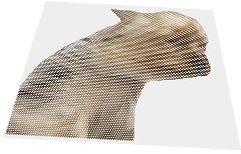 ibasenice 4 Stücke Lustige Hund Auto Fenster Aufkleber Aufkleber Decals Für Auto Pvc Statische Aufkleber