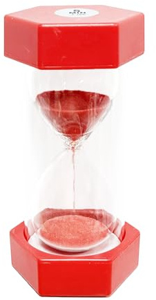 Sanduhr für Kinder, Sanduhren Set, Timer, Küchen-Uhr, Zeitmanagement-Assistent, Kreative Geschenke, 5 Minuten, Rot
