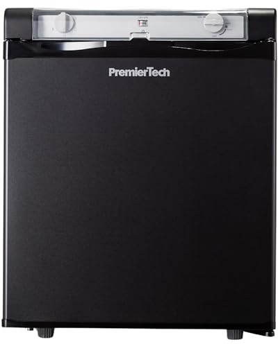 PremierTech Mini Frigo 36L Assorbimento Trivalente 12v 220V e Gas PTF36L3 | Libera installazione, 12V 220V Gas, silenzioso 0 Decibel, ad assorbimento, per camera hotel, B&B, camper, casa, bar e ospiti