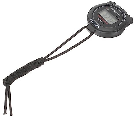 VANZACK Chronomètre Électronique Étanche pour Sports Chronographe LCD Précis pour Entraînement Et Compétitions Accessoire Pratique pour Athlètes Et Arbitres