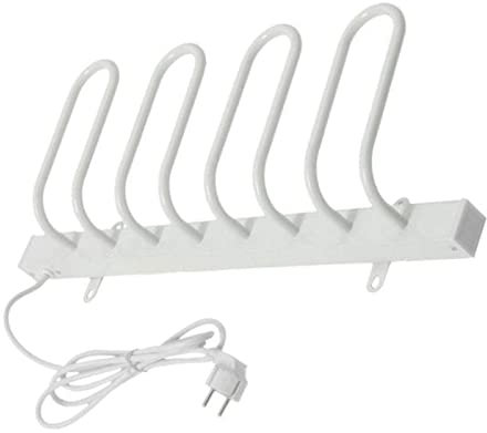 LKYLGYU Sèche-Chaussures électrique, 2 Paires de sèche-Bottes Mural, Chauffe-Chaussures Suspendu, déshumidificateur pour Chaussures, Chaussettes, Chapeaux, Prise UE, sèche-Chaussures de Ski